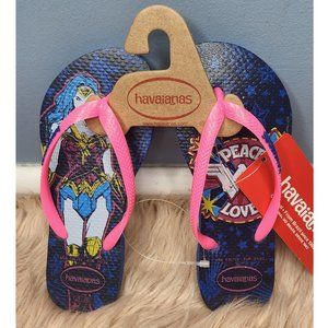 NWT 2019 WONDER WOMAN HAVAIANAS FLIP FLOPS - Various